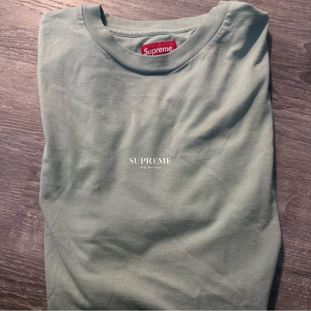 Supreme First & Best Tee Light Green